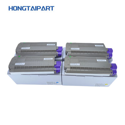 kupować Kompatybilny kartridż do tonera kolorowego CMYK 45396213 45396214 45396215 45396216 Do zestawu tonerów drukarek OKI ES7470 ES7480 ES7460 produkcja internetowa