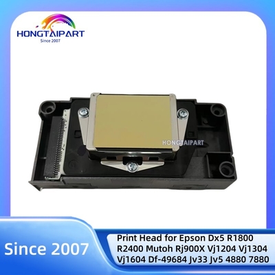 kupować F158000 F186000 F160010 oryginalna głowica drukująca drukarki do Epson DX5 R1800 R2400 Mutoh RJ900x głowica drukująca drukarki atramentowej produkcja internetowa