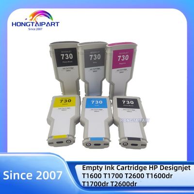 kupować 300ML Empty Ink Cartridge 730 P2V71A-MK P2V73A-PK P2V68A-C P2V70A-Y P2V69A-M P2V72A-G for HP Designjet T1600 T1700 T2600 T1600dr T1700dr T2600dr produkcja internetowa