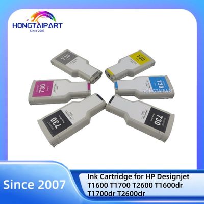 kupować Empty Ink Cartridge-300ML 730 P2V71A-MK P2V73A-PK P2V68A-C P2V70A-Y P2V69A-M P2V72A-G for HP Designjet  T1600 T1700 T2600 T1600dr T1700dr T2600dr produkcja internetowa