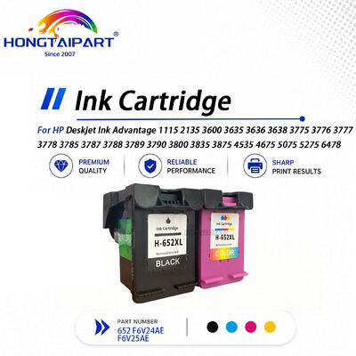 kupować 652 wkład atramentowy F6V24AE F6V25AE do HP Deskjet 1115 2135 3600 3635 3636 3638 produkcja internetowa