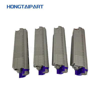 Kompatybilna drukarka kolorowa Karton tonerowy o dużej pojemności CMYK 46443101 46443102 464443103 46443104 Do OKI C823 C833 C83