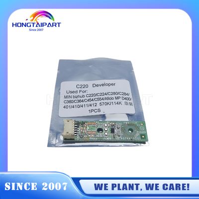 Chip dla Konica Minolta Bizhub C220 C224 C280 C284 C 360 C364 C454 C554 Aficio MP D400 401 410 411 412 570K 114K