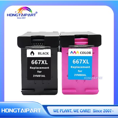 Kartridż atramentu 3YM81AL 3YM80AL 667XL 667 Do drukarki HP DeskJet Ink Advantage 1275 2374 2375 2376 2775 2776, Plus 6475 6476, DeskJet Plus Ink Advantage 6075