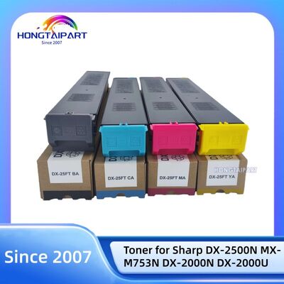 Toner (20K) DX-25FTBA (7K) DX-25FTCA DX-25FTMA DX-25FTYA dla Sharp DX-2500N MX-M753N DX-2000N DX-2000U