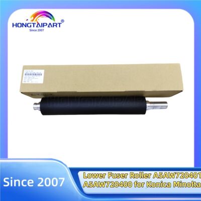 Dolny wałek dociskowy Fuser A5AW720401 A5AW720400 do Konica Minolta Press C6085 C6100 C6110 C1085 C1100 Części zamienne Zasilanie Hongtaipart Fuser grzewczy ciśnieniowy