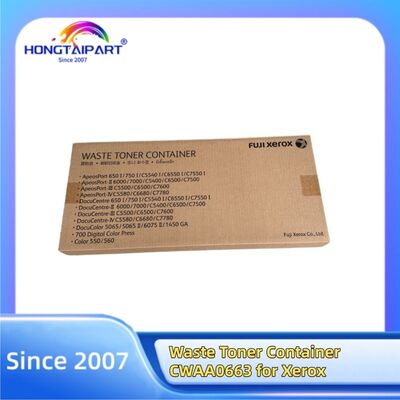 Pojemnik na zużyty toner CWAA0663 dla Xerox 650i 750i C5540i C6550i C7550i 6000 7000 C5400 C6500 C7500 C5550 C6500 C7600 C5580 C6680 C7780 DocuColor 5065 5065II 6075II 1450 GA 700 Cyfrowy Kolor 550 560