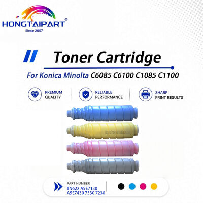 Żywy kolor kasety z tonerem TN622 A5E7130 A5E7430 7330 7230 dla Konica Minolta C6085 C6100 C1085 C1100