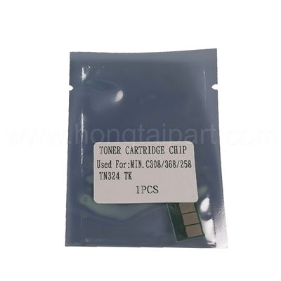 Czip tonera do Konica Minolta Bhc 258 308 368 TN324 gorąca sprzedaż bęben z tonerem wysoka jakość i stabilna i długa żywotność