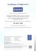 Chiny HongTai Office Accessories Ltd Certyfikaty
